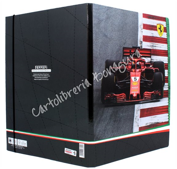 Cartella Portadisegni Nero Ferrari Kids