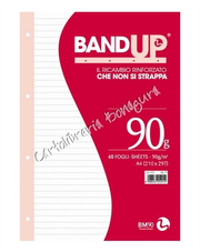 Ricambi Bianco A4 Rinforzati per Copertina ad Anelli