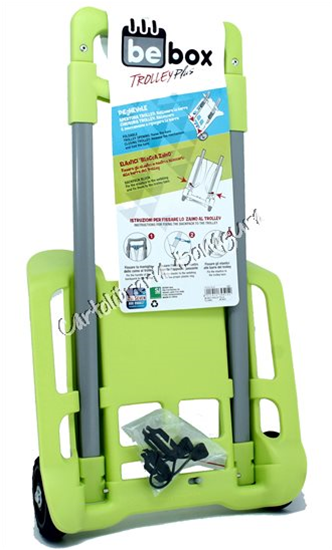 Trolley Pieghevole Plus Be Box Verde Chiaro Seven