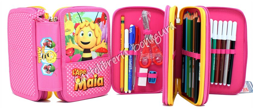 Astuccio 3 Zip Ape Maia