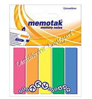 Segnapagina Adesivi Colorati Memotak