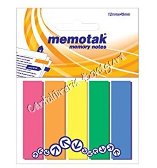 Segnapagina Adesivi Colorati Memotak