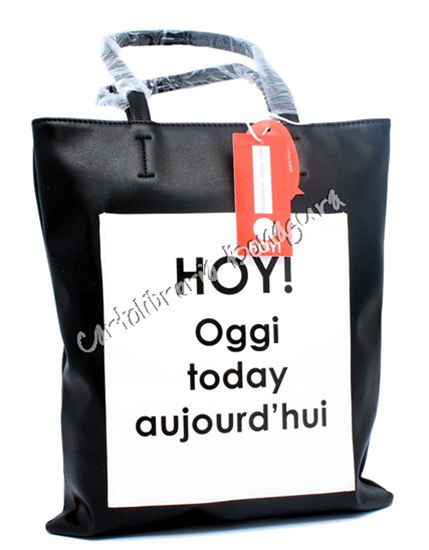 Shopper Nero Today Mi Diverto Hoy