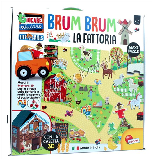 Brum Brum La Fattoria Life Skills Lisciani