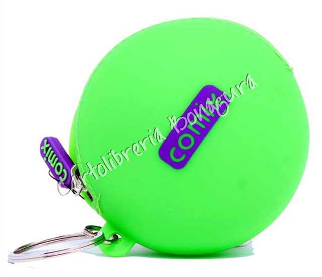 Portamonete/Portachiavi Verde Fluo Colors Comix