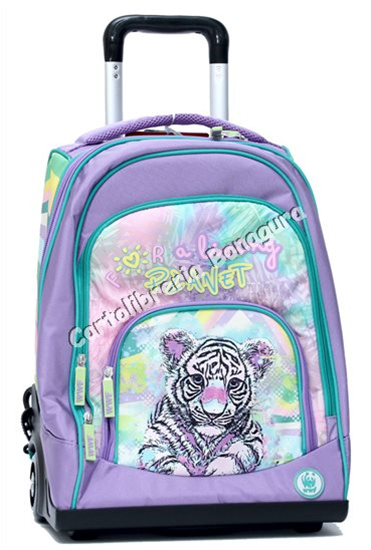 Zaino Trolley Premium Pink Girl WWF