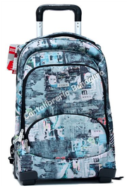 Zaino Organizzato Trolley Camou Wall Allover Comix