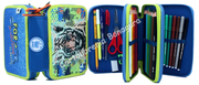 Astuccio 3 Zip Blu Boy WWF