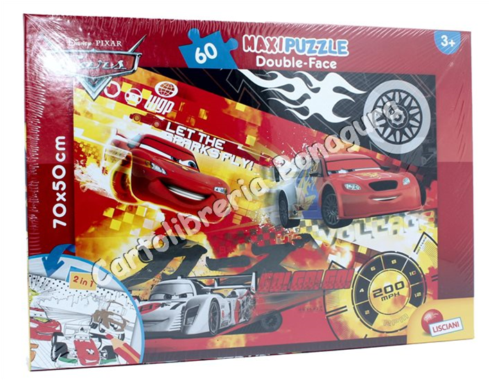 Maxi Puzzle Double Face 60pz Cars Lisciani