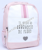 Zaino Organizzato Ecopelle Rosa MiniP� Pandorine