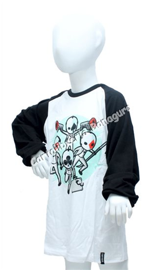 Maglia Manica Lunga 14 Anni 164 cm. Bianco/Nero Fortnite
