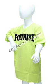 T-Shirt Manica Corta 14 Anni 164 cm. Verde Fortnite