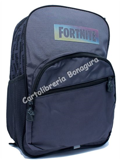Zaino Organizzato Nero Fortnite