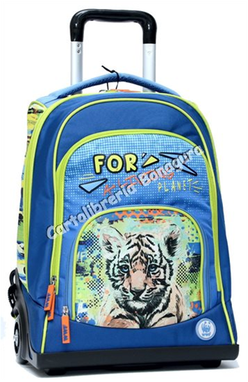 Zaino Trolley Premium Blu Boy WWF