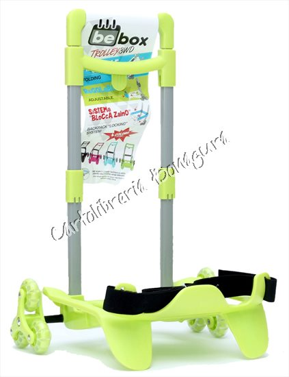 Trolley Pieghevole 3WD Be Box Verde Chiaro Seven