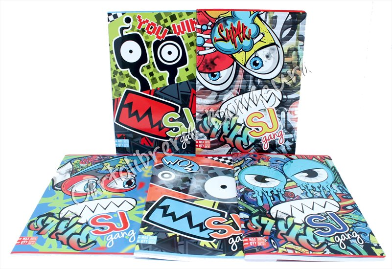 Quad. Maxi Rig. B - Righe per 3 elementare Facce da SJ Boy Seven