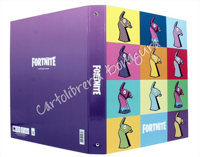 Copertina Ad Anelli Viola Fortnite