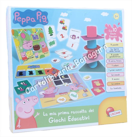 La Raccolta dei Giochi Educativi Peppa Pig Lisciani