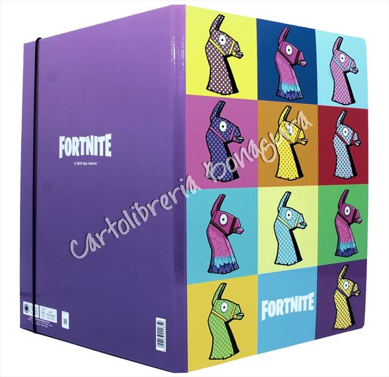 Cartella Portadisegni Viola Fortnite