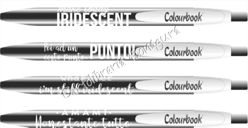Penna a Sfera Iridescente Colourbook