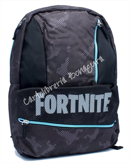 Zaino Free Time Nero Camo Fortnite