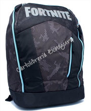 Zaino Organizzato Nero Camo Fortnite
