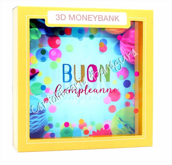 3D Money Bank Compleanno