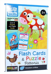 Flash Cards & Puzzle Fattoria Life Skills Lisciani