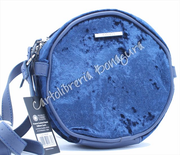 Tracolla Round Vellutato Blu Comix