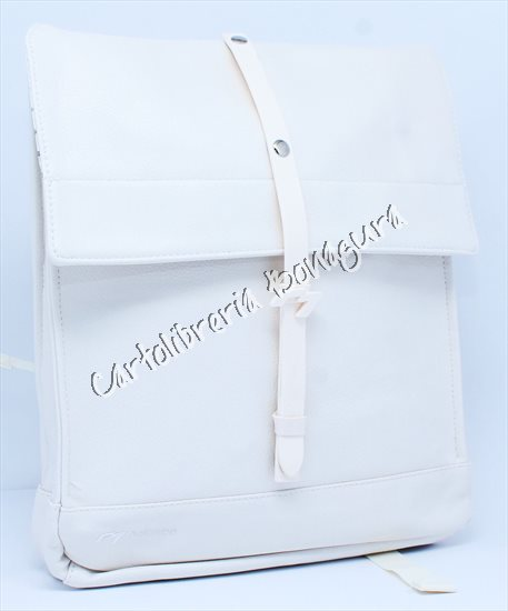 Zaino Americano Ecopelle Bianco Natwee