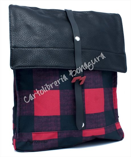 Zaino Americano Rosso/Nero Natwee