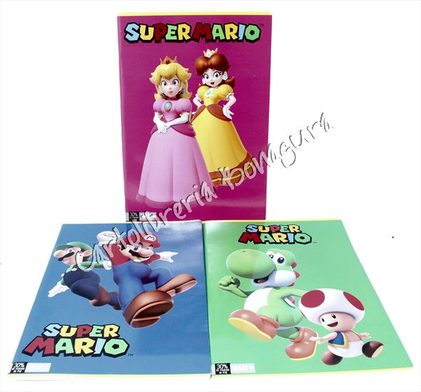Quad. Maxi +30FF Rig. B - Righe Per 3 elementare Super Mario
