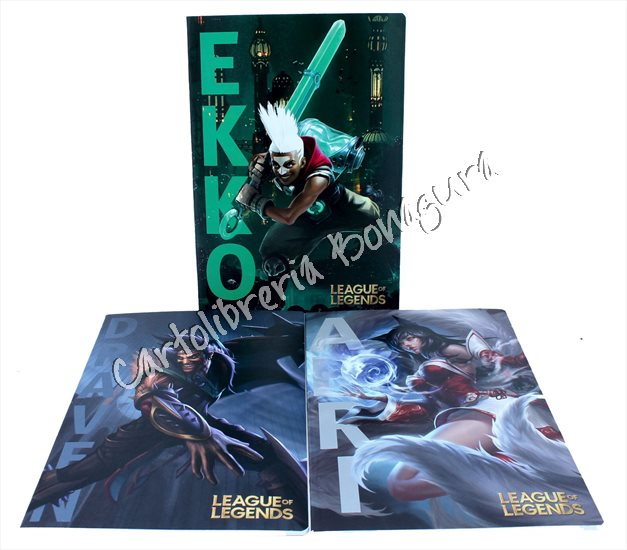 Quad. Maxi Rig. C - Righe con margine Per 4-5 elem. medie e superiori League Of Legends