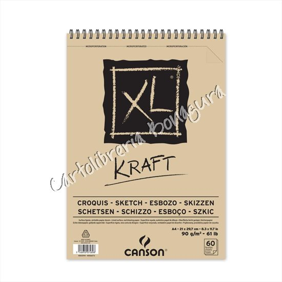 Blocco A4 XL Kraft Canson