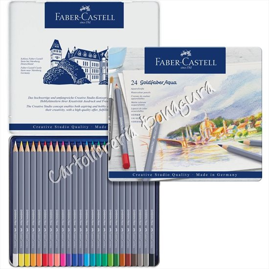 Pastelli Acquerellabili Goldfaber Aqua Faber-Castel (conf. 24)