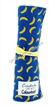 Rotolo Porta Pastelli Blu Banana Creativity Colourbook