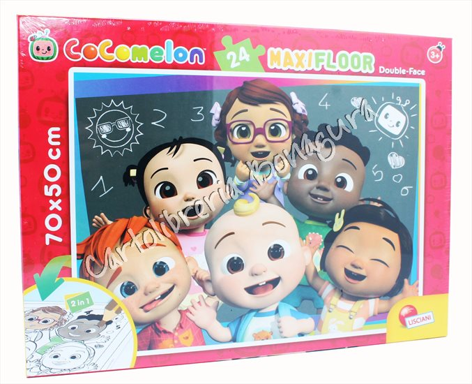 Maxi Puzzle 24 pz Floor Let's Learn Together Cocomelon Lisicani