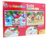 Maxi Puzzle 24x2pz Floor Be Kind To Everyone Cocomelon Lisicani