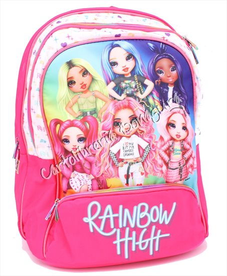 Zaino Organizzato Bianco Rainbow High