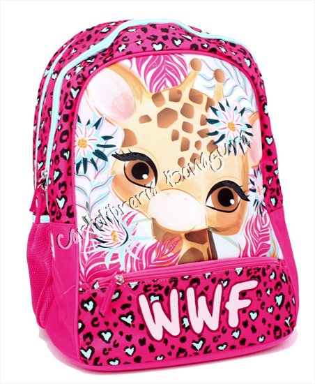 Zaino Organizzato Illustrato Girl WWF