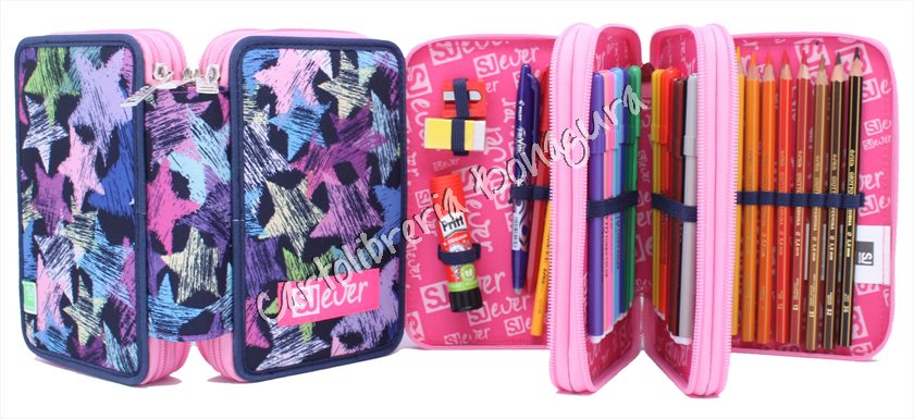 Astuccio 3 zip Starry SJ Gang Ever Girl Seven