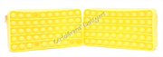 Bustina Silicone Pop It Giallo Ninna e Matti