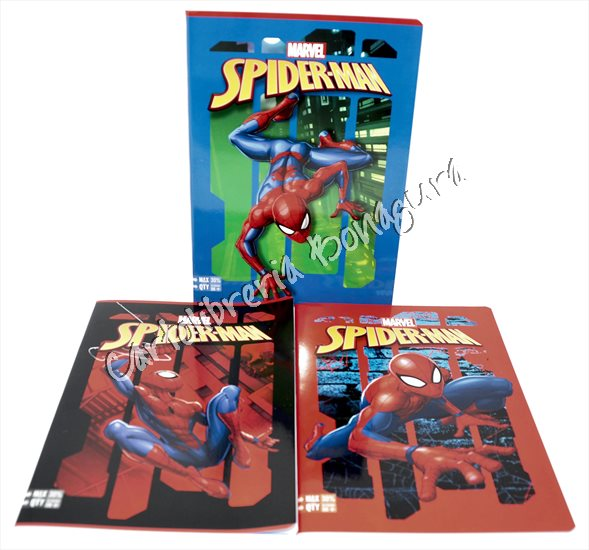 Quad. Maxi Rig. B - Righe per 3 elementare Crime Fighter Spider Man