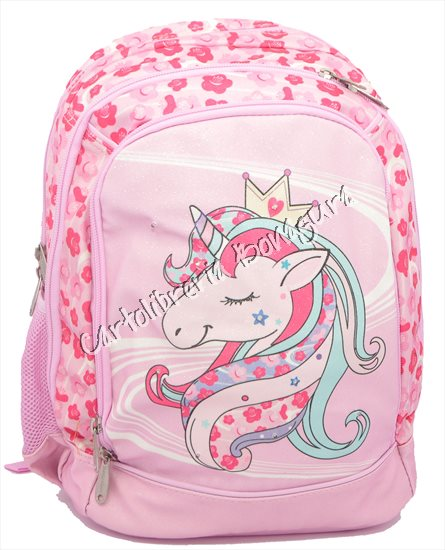 Zaino Organizzato Dream Unicorn C/Luci Young People Tinta Unita