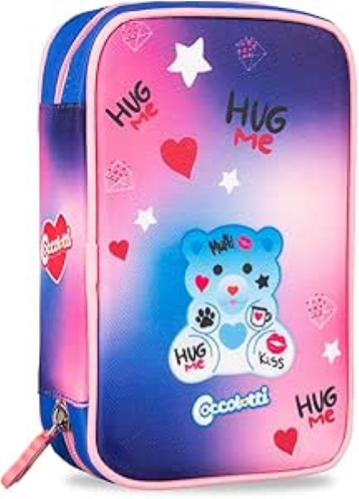 Astuccio 1 Zip Azzurro Love & Tell Coccolotti