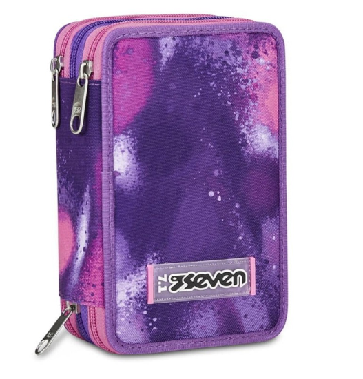 Astuccio 3 zip Bubble Street Girl Seven