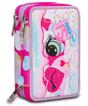 Astuccio 3 zip Heart Lolly SJ Gang Girl Seven