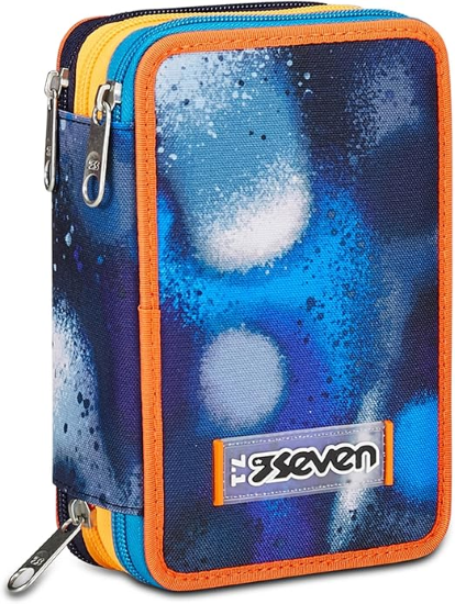 Astuccio 3 zip Retrocolor Boy Seven