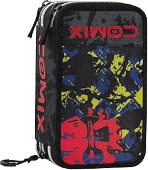 Astuccio 3 Zip Skull WBS Comix