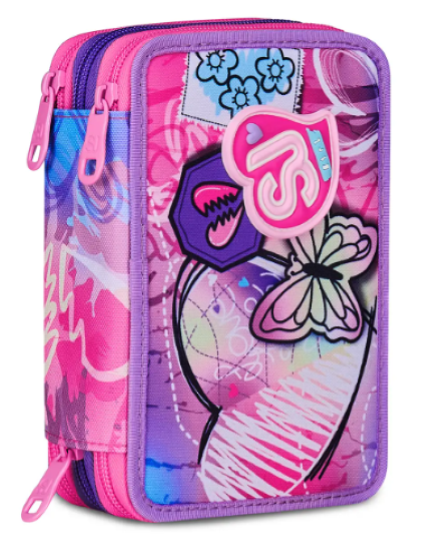 Astuccio 3 zip Tiny Patch SJ Gang Girl Seven